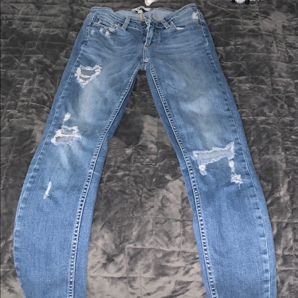 PAIGE skinny distress jeans